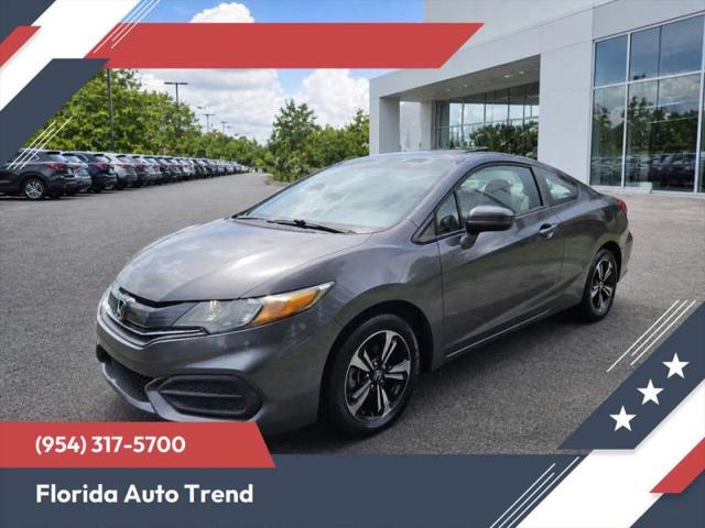 2015 Honda Civic EX for sale in Plantation, FL
