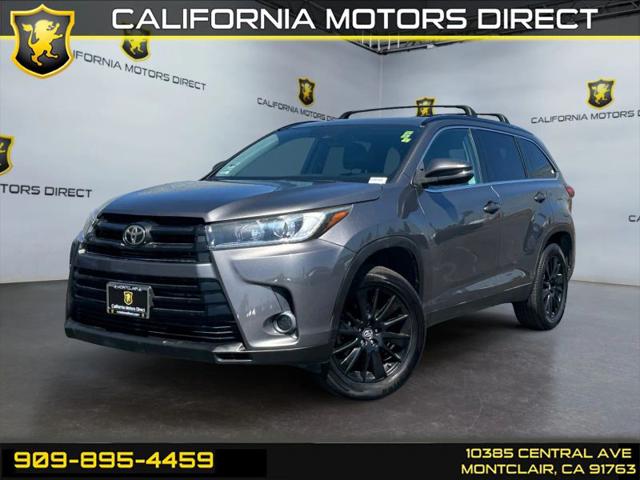2019 Toyota Highlander SE for sale in Montclair, CA