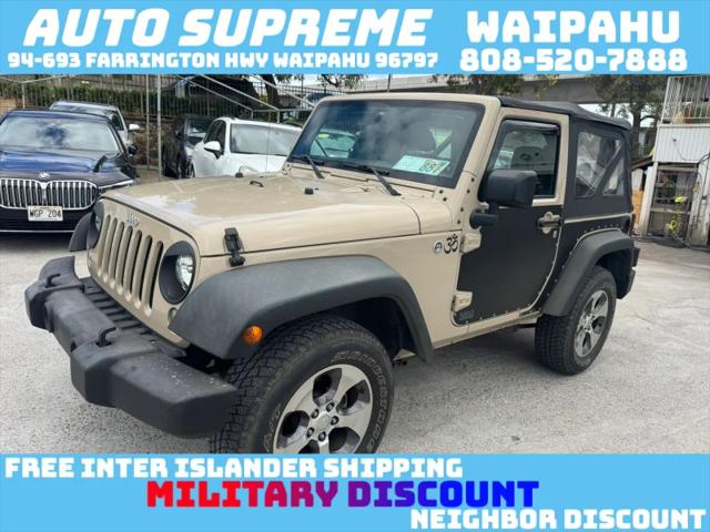 2016 Jeep Wrangler Sport for sale in Waipahu, HI