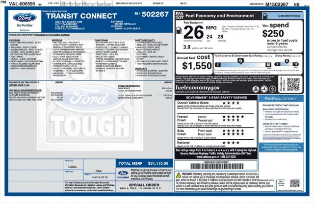 2021 Ford Transit Connect XLT Passenger Wagon