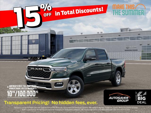 2026 Ram 1500 Big Horn Crew Cab 4x4 5'7" Box for sale in Newport, VT