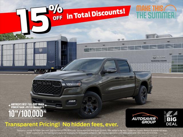 2026 Ram 1500 Big Horn Crew Cab 4x4 5'7" Box for sale in Newport, VT