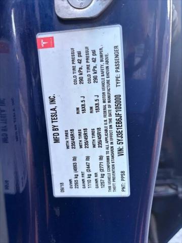 2018 Tesla Model 3 Long Range