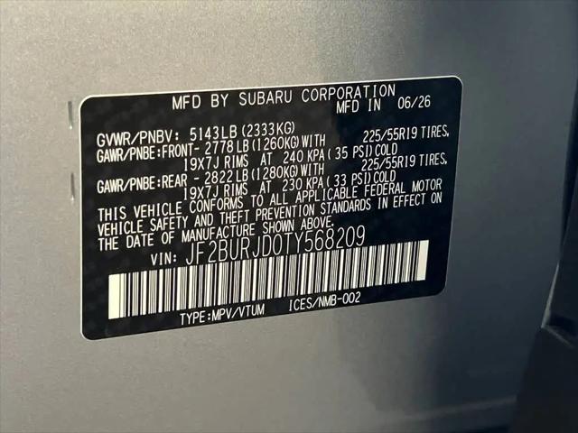 2026 Subaru Outback Touring XT