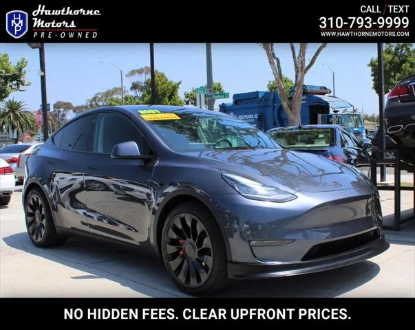 2021 Tesla Model Y Long Range Dual Motor All-Wheel Drive for sale in Lawndale, CA