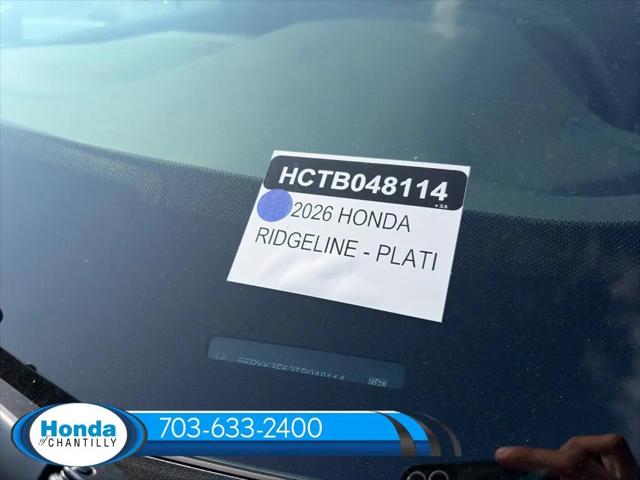 2026 Honda Ridgeline RTL