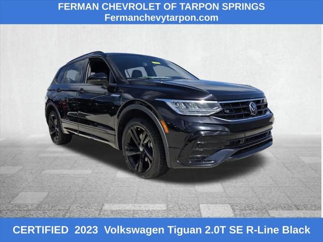 2023 Volkswagen Tiguan 2.0T SE R-Line Black for sale in Tarpon Springs, FL