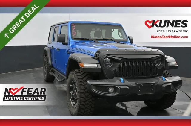 2022 Jeep Wrangler 4xe Unlimited Rubicon 4x4 for sale in East Moline, IL