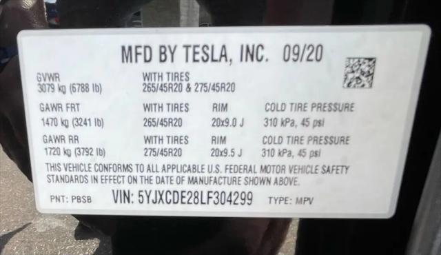 2020 Tesla Model X Long Range Dual Motor All-Wheel Drive