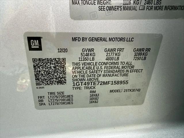 2021 GMC Sierra 3500HD 4WD Crew Cab Standard Bed SLE