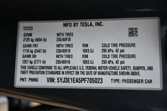 2023 Tesla Model 3 Rear-Wheel Drive