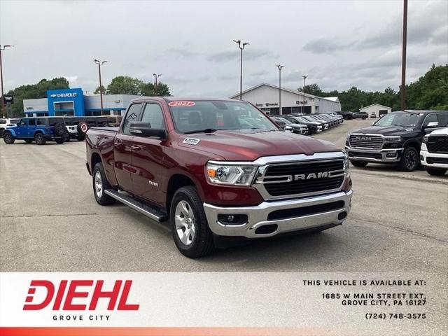 2021 RAM 1500 Big Horn Quad Cab 4x4 64 Box 2021 RAM 1500 Big Horn Quad Cab 4x4 64 Box
