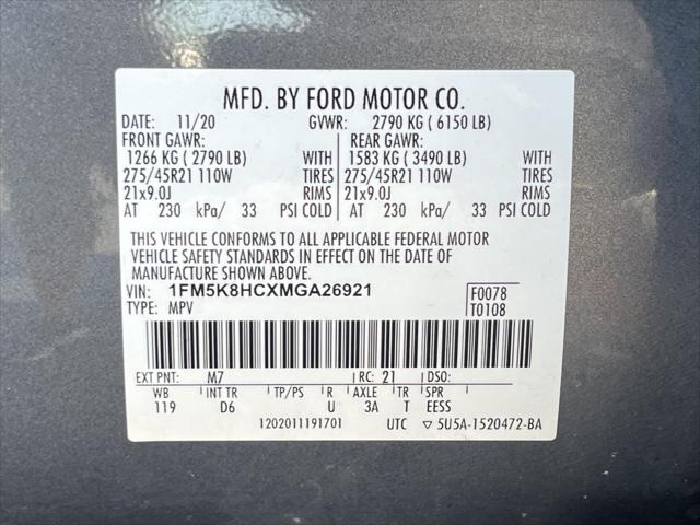 2021 Ford Explorer Platinum