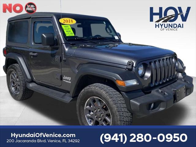 2018 Jeep Wrangler Sport S 4x4 for sale in Venice, FL