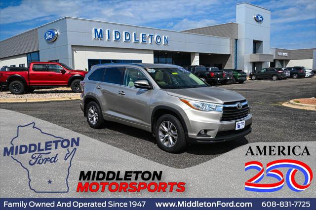2015 Toyota Highlander XLE V6 for sale in Middleton, WI