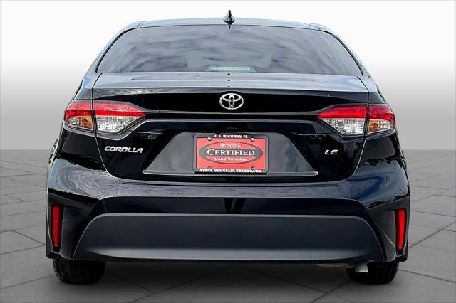 Certified Used 2025 Midnight Black Metallic Toyota LE image 38