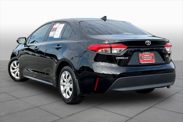 Certified Used 2025 Midnight Black Metallic Toyota LE image 45