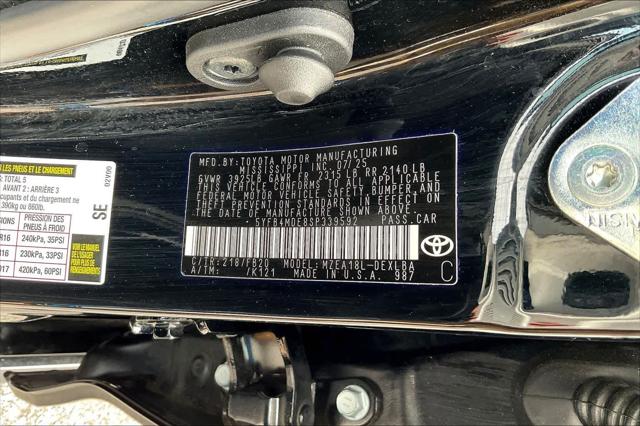 Certified Used 2025 Midnight Black Metallic Toyota LE image 66