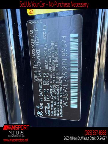 2008 BMW M3 M3