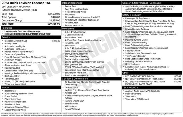2023 Buick Envision Essence FWD