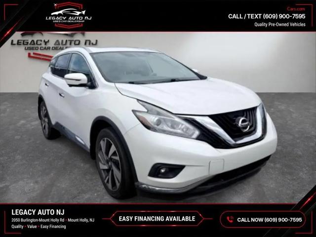 2018 Nissan Murano Platinum for sale in Westampton Township, NJ