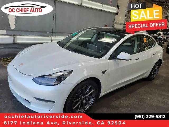 2021 Tesla Model 3 Standard Range Plus Rear-Wheel Drive for sale in Riverside, CA