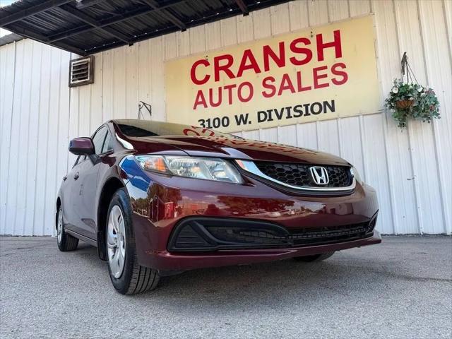 2013 Honda Civic LX for sale in Arlington, TX