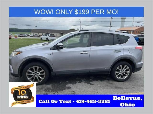 2017 Toyota RAV4 Hybrid Limited for sale near Bellevue, OH