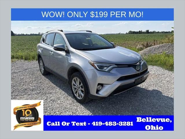 2017 Toyota RAV4 Hybrid Limited for sale near Bellevue, OH