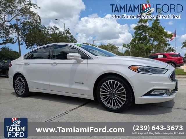 2017 Ford Fusion Hybrid Platinum for sale in Naples, FL