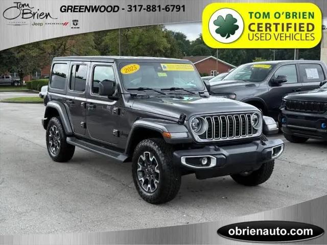2025 Jeep Wrangler 4-Door Sahara 4x4 for sale in Greenwood, IN
