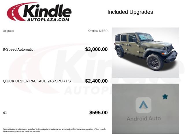 2027 Jeep Wrangler WRANGLER 4-DOOR SPORT S 2027 Jeep Wrangler WRANGLER 4-DOOR SPORT S
