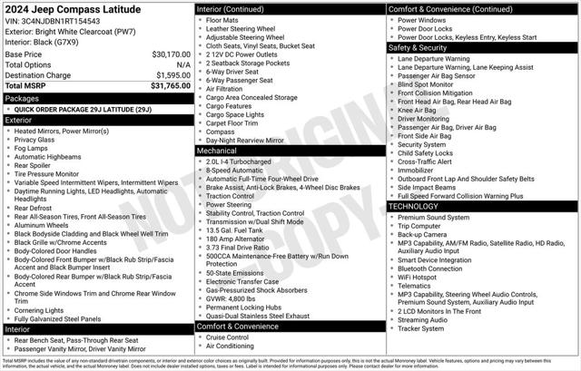 2024 Jeep Compass Latitude 4x4