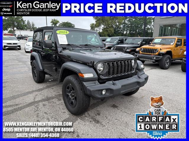 2024 Jeep Wrangler 2-Door Sport 4x4 for sale in Mentor, OH