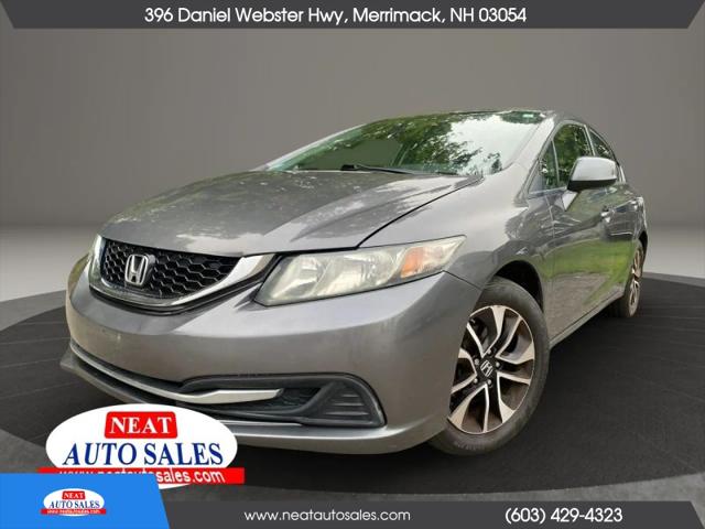 2013 Honda Civic EX for sale in Merrimack, NH