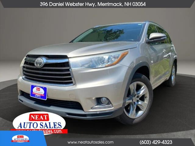 2014 Toyota Highlander Limited Platinum V6 for sale in Merrimack, NH