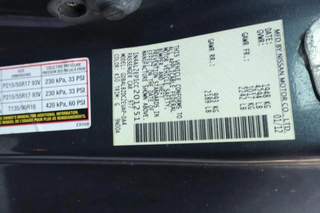 2012 Nissan Altima 2.5 S