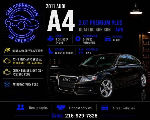 2011 Audi A4 2.0T Premium for sale in Bedford, OH