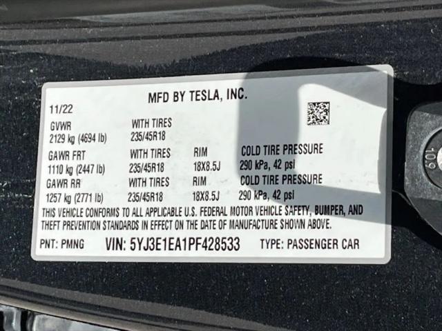 2023 Tesla Model 3 Rear-Wheel Drive