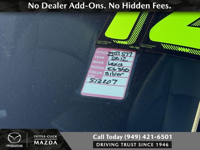 2012 Lexus ES 350 4DR SDN