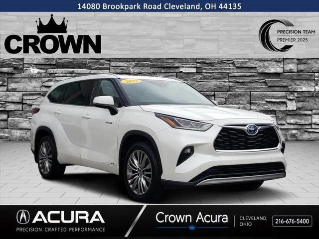 2021 Toyota Highlander Hybrid Platinum for sale in Cleveland, OH