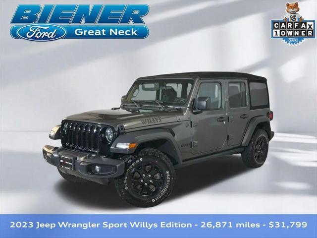 2023 Jeep Wrangler 4-Door Willys 4x4 for sale in Great Neck, NY