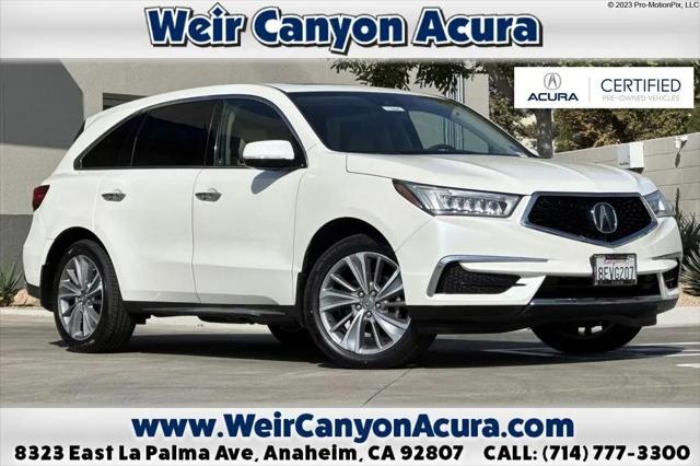 2018 Acura MDX w/Technology Package & AcuraWatch Plus Pkg for sale in Anaheim, CA