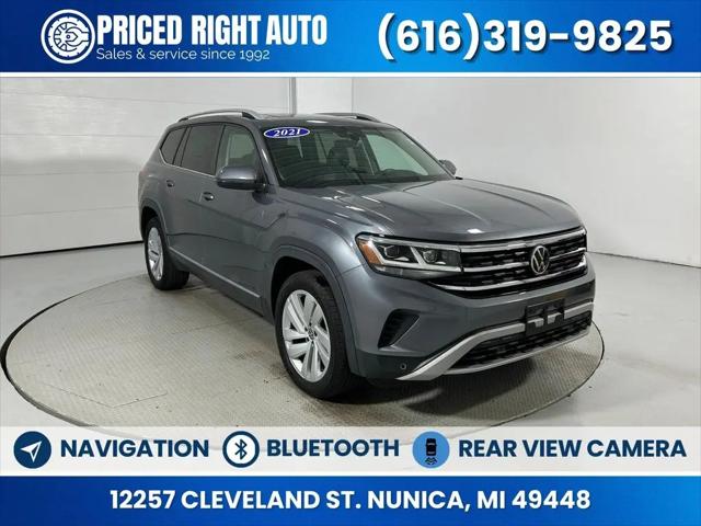 2021 Volkswagen Atlas 3.6L V6 SEL for sale in Nunica, MI
