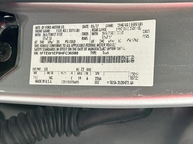 2017 Ford F-150 XLT