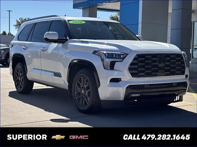 2026 Toyota Sequoia Platinum for sale in Siloam Springs, AR