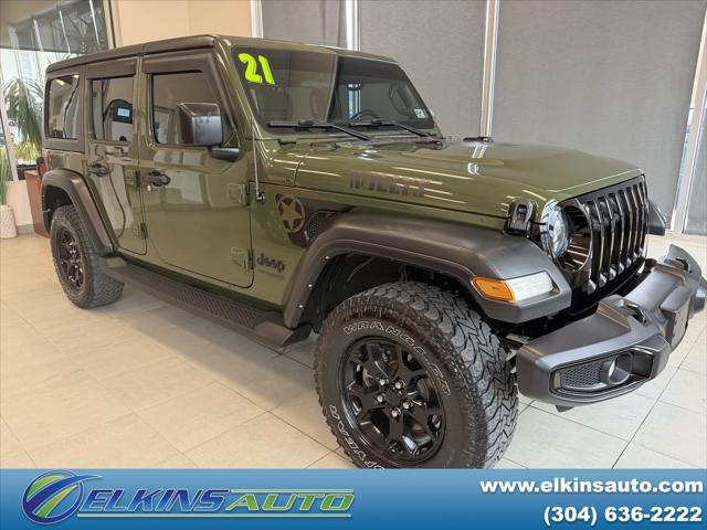 2021 Jeep Wrangler Unlimited Willys 4x4 2021 Jeep Wrangler Unlimited Willys 4x4