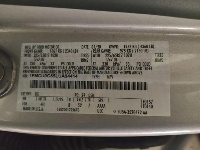 2020 Ford Escape SE