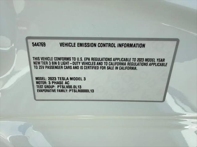 2023 Tesla Model 3 Rear-Wheel Drive