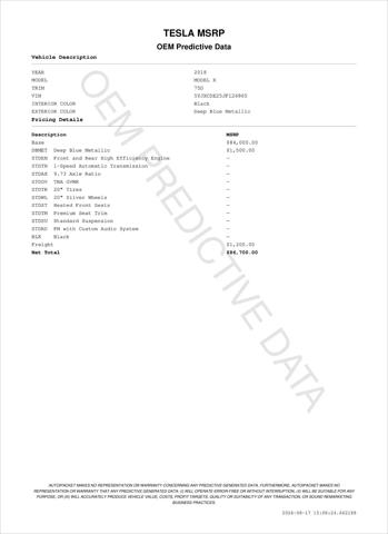 2018 Tesla Model X 75D